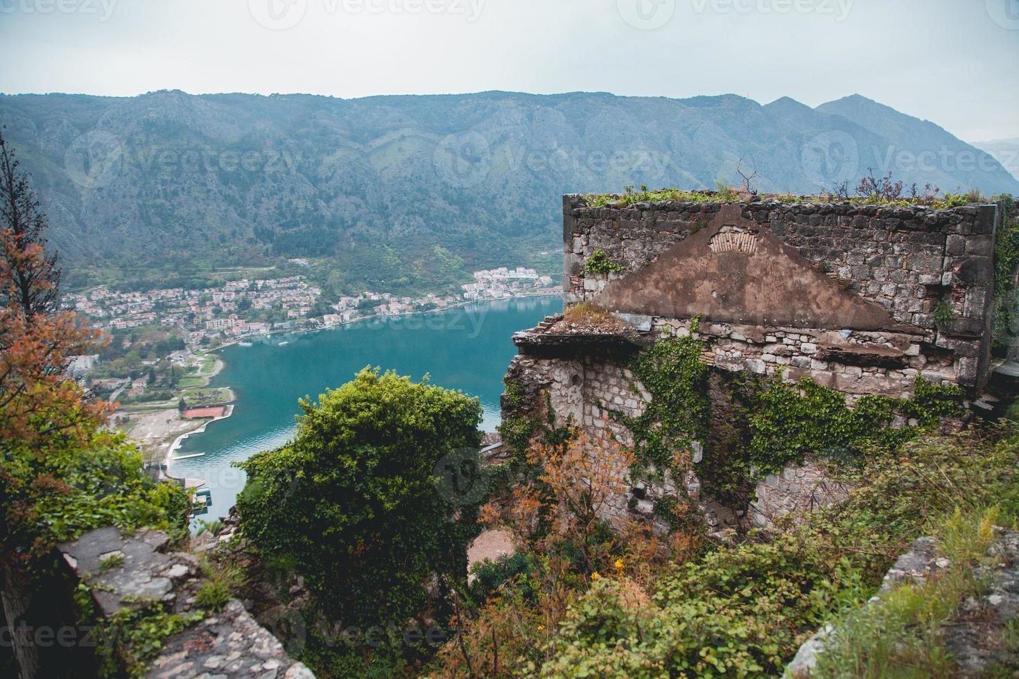 VIews of Kotor's Old Town in Montenegro photo