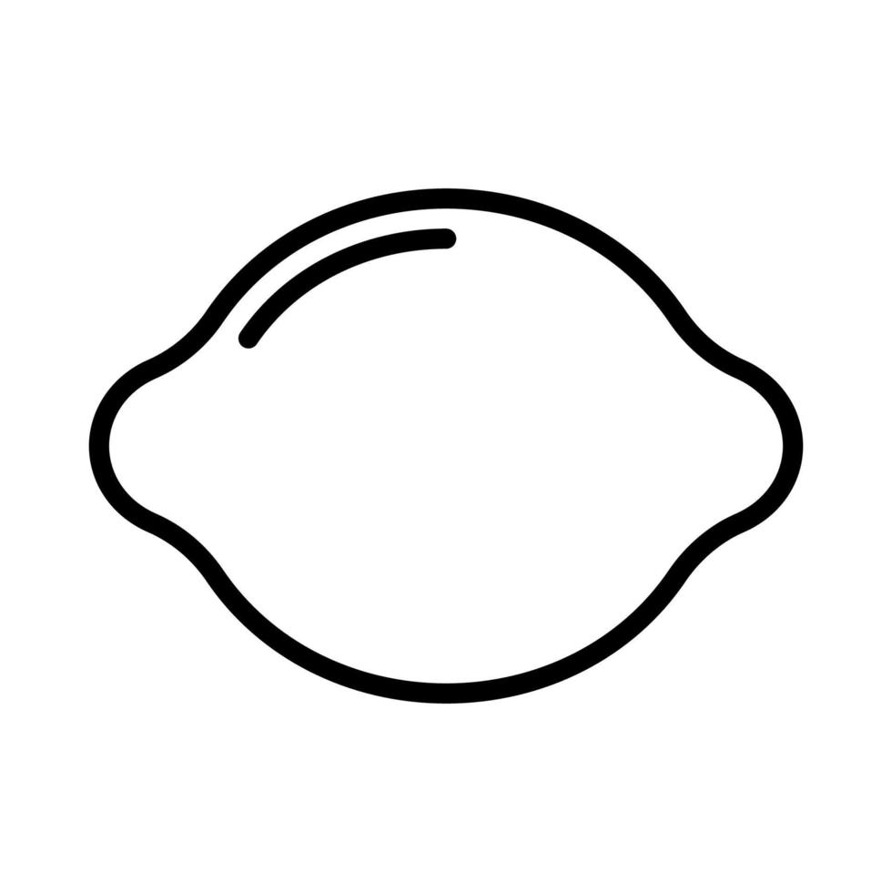 Flat illustration on a theme lemon vector