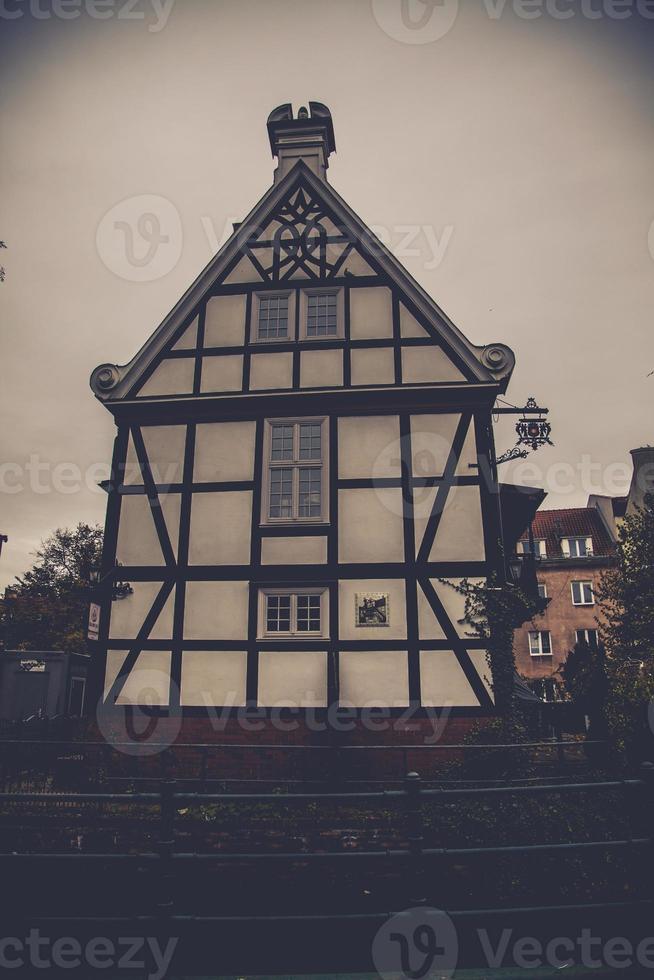 Old Mill in the Polish city of Gdansk photo