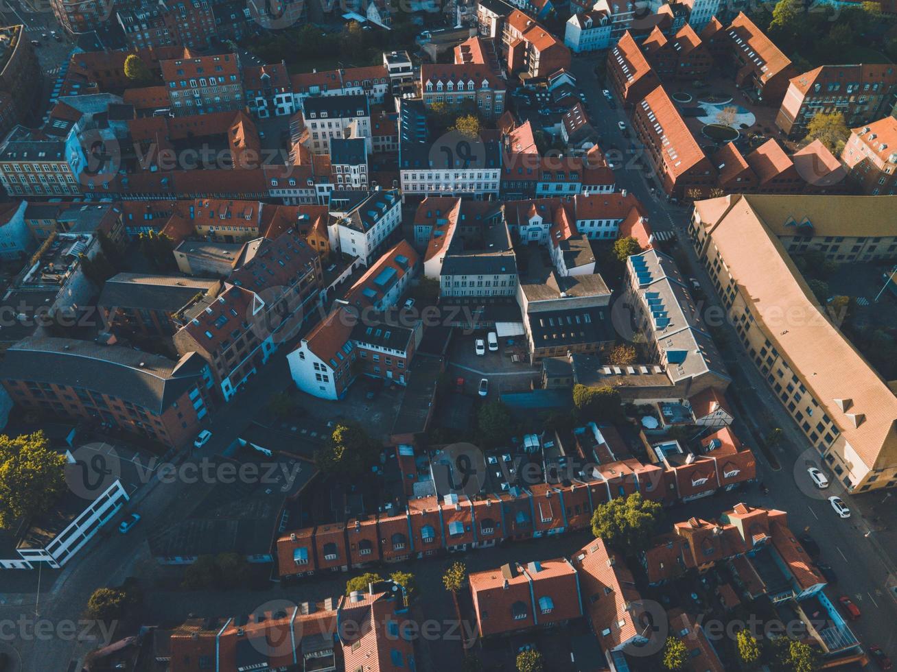 Views over Aarhus, Denmark in Jutland by Drone photo