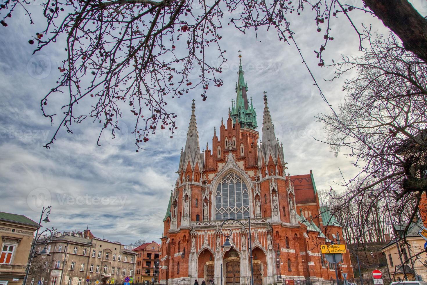 eglise iglesia de san josé en cracovia, polonia foto