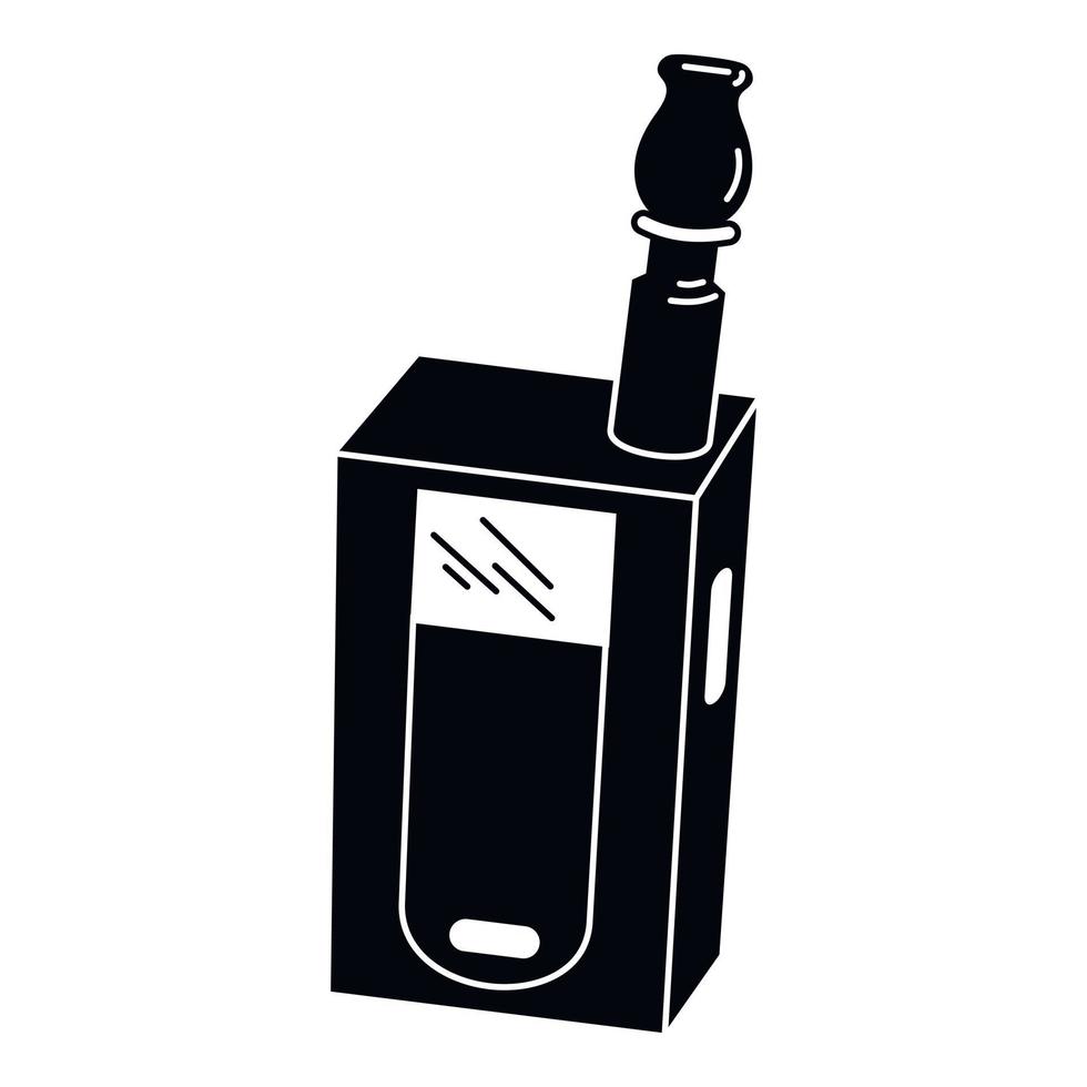 icono de cigarrillo vape, estilo simple vector