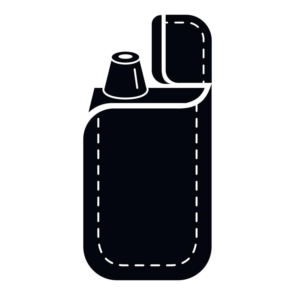 icono de dispositivo vape, estilo simple vector