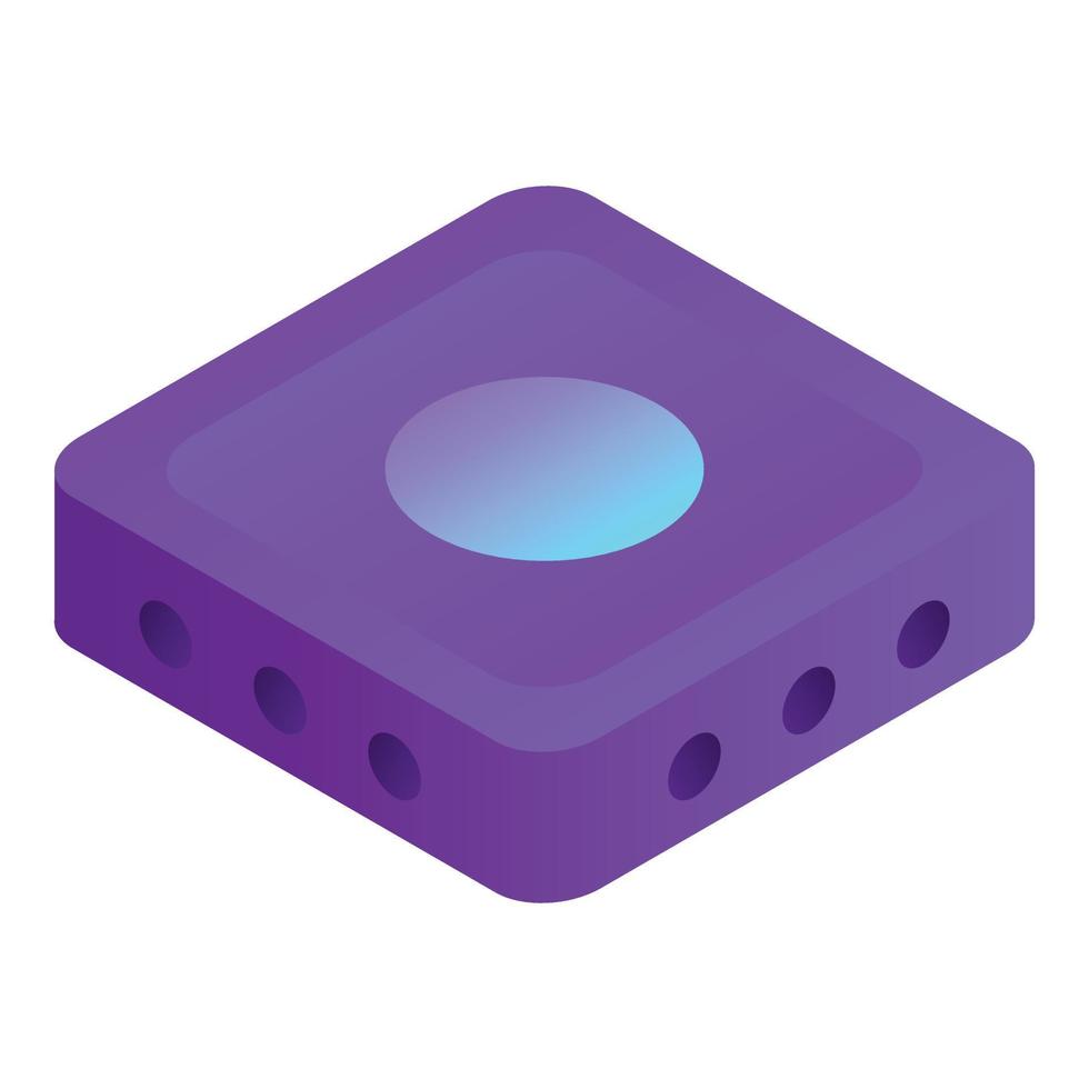 Wifi router icon, isometric style vector