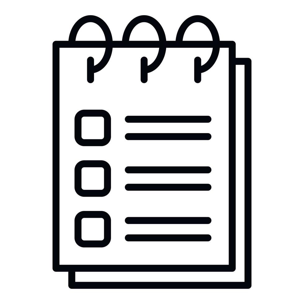 Training program icon, outline style 15551268 Vector Art at Vecteezy