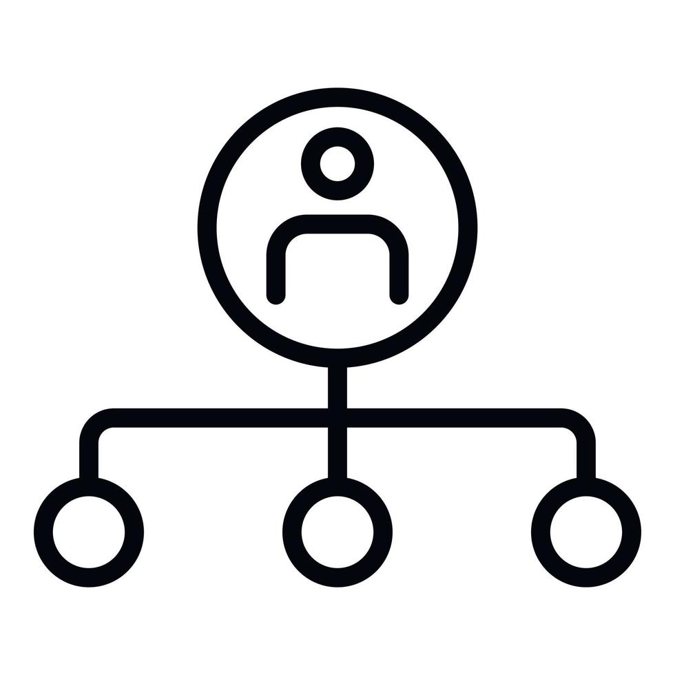 Human abilities icon, outline style vector