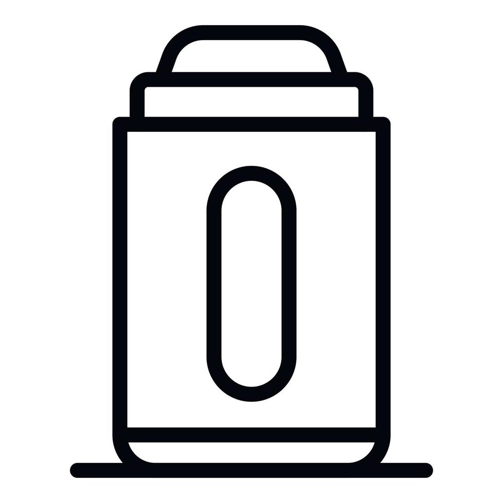 Deodorant cream icon, outline style vector