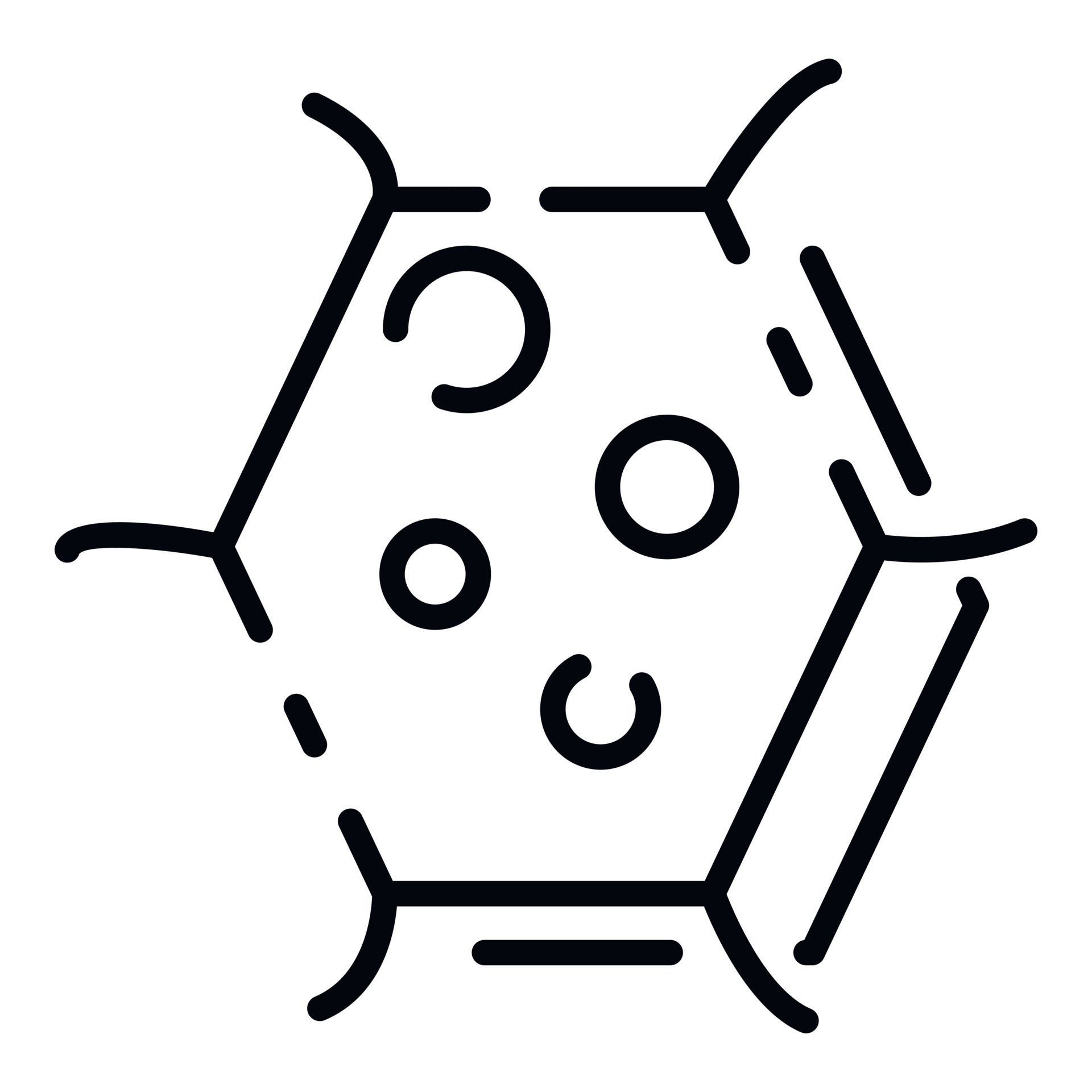 Bacteria inside the cell icon, outline style 15551775 Vector Art at