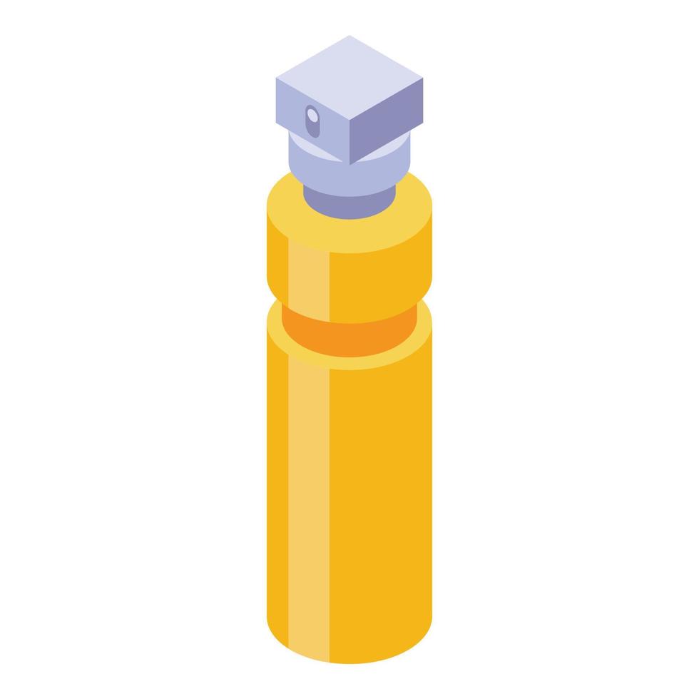 Woman perfume icon, isometric style vector