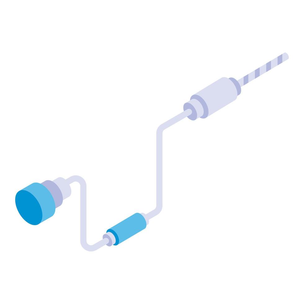 Hand drilling machine icon, isometric style vector