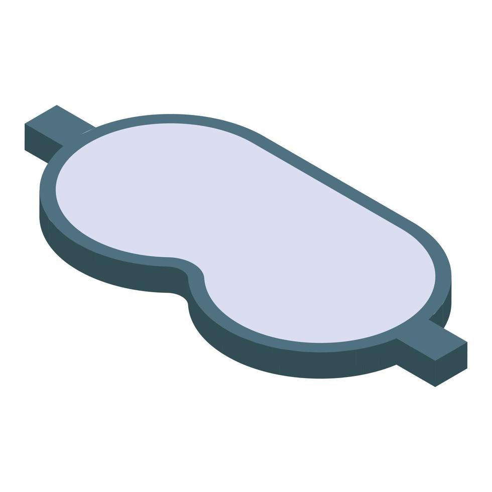 Sleeping mask icon, isometric style vector