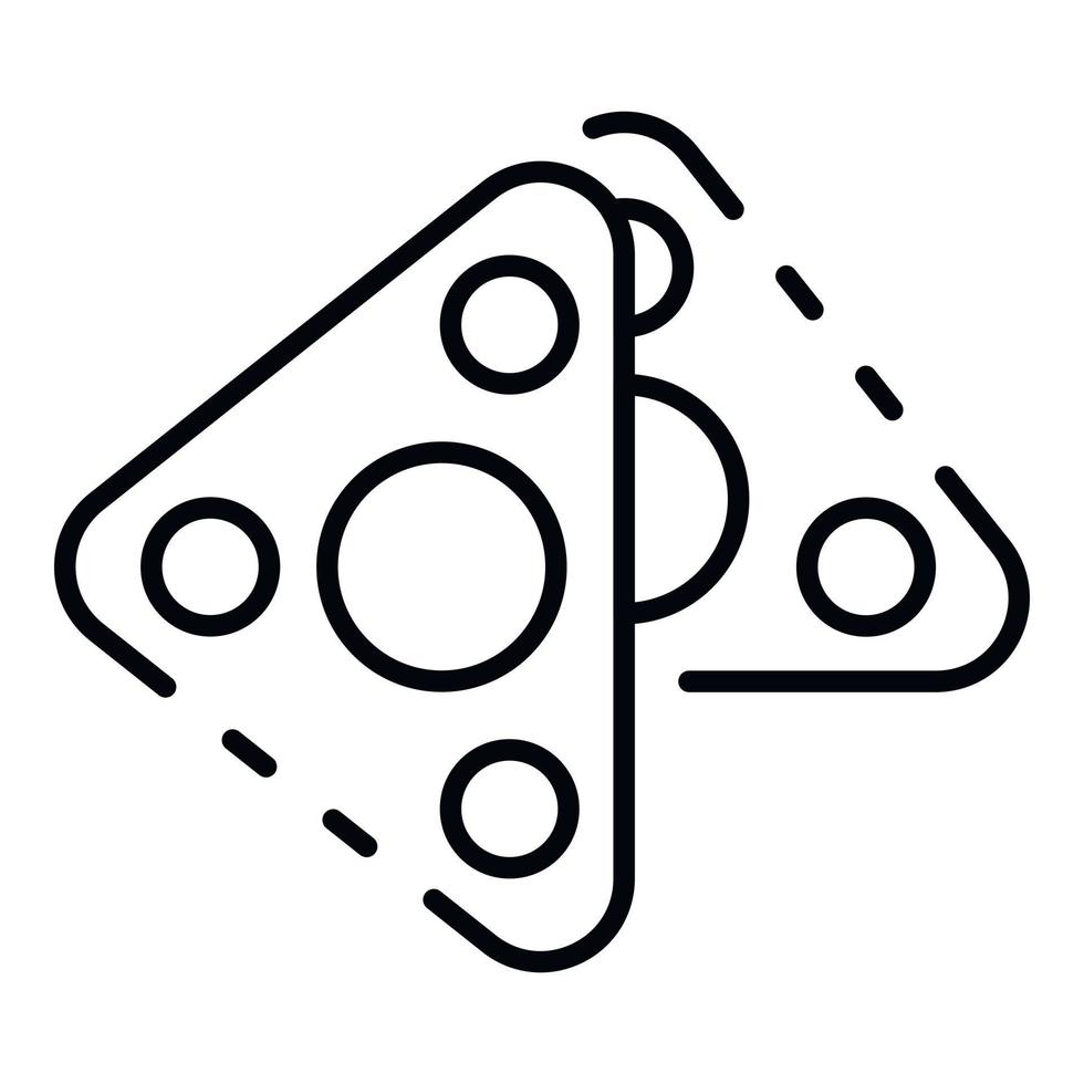 Car gasket icon, outline style vector