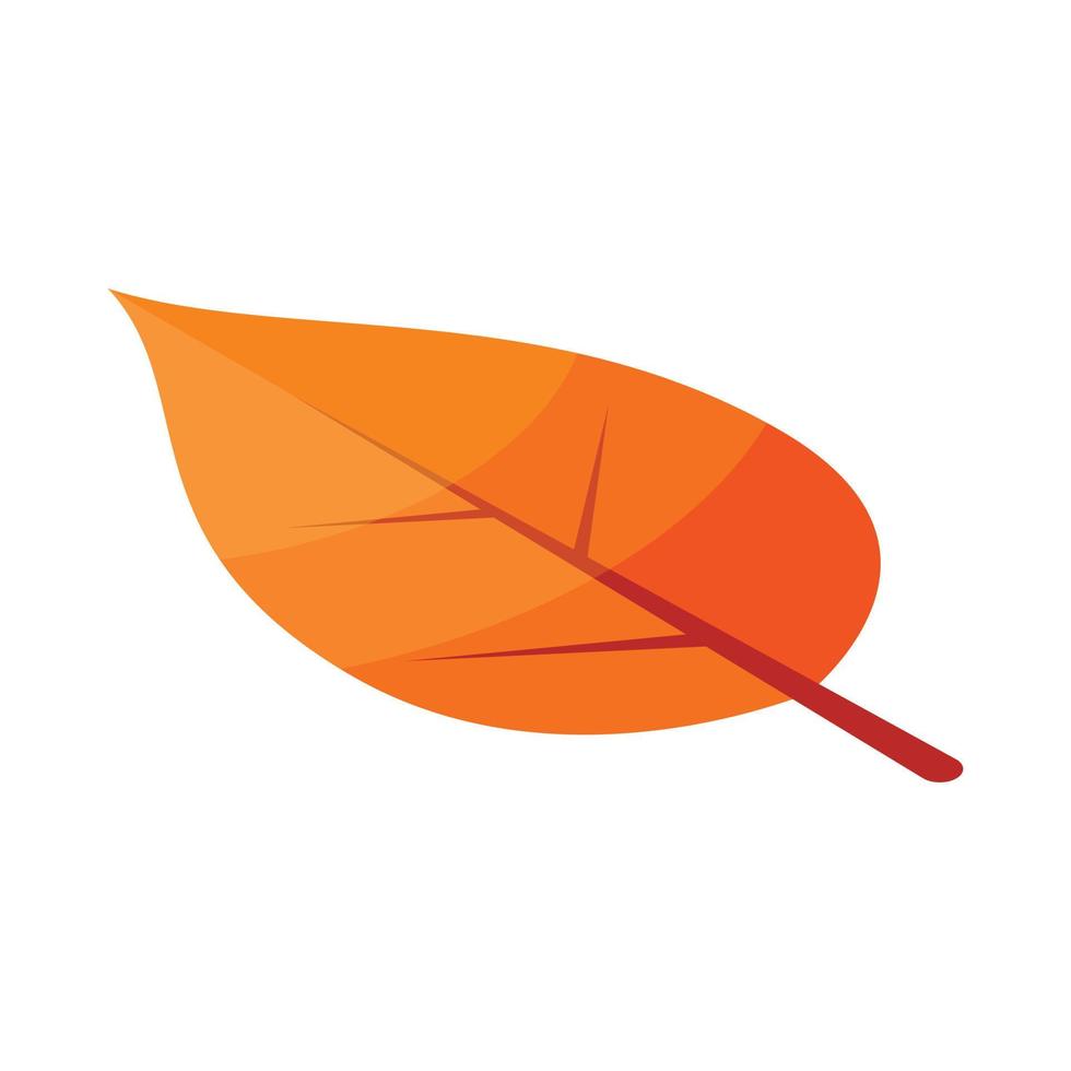 Poplar yellow tree leaf icon, isometric style vector