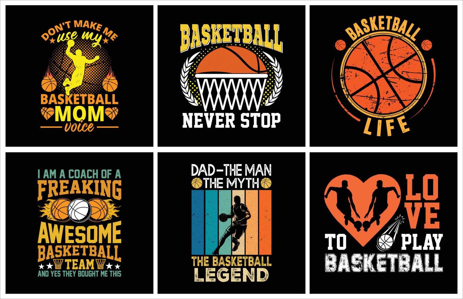diseño de camiseta de vector de tipografía de baloncesto