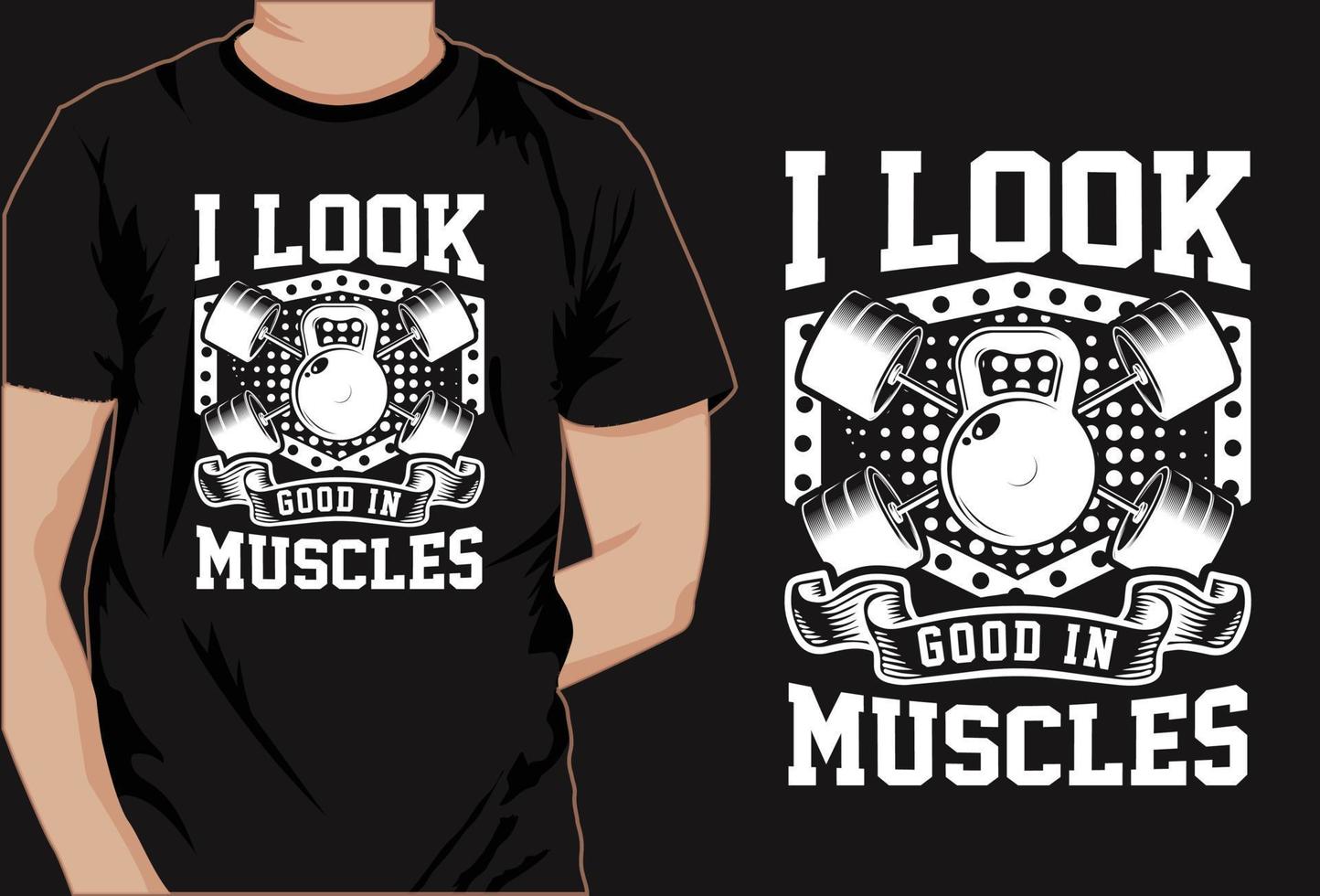 Gym typography vector t shirt design