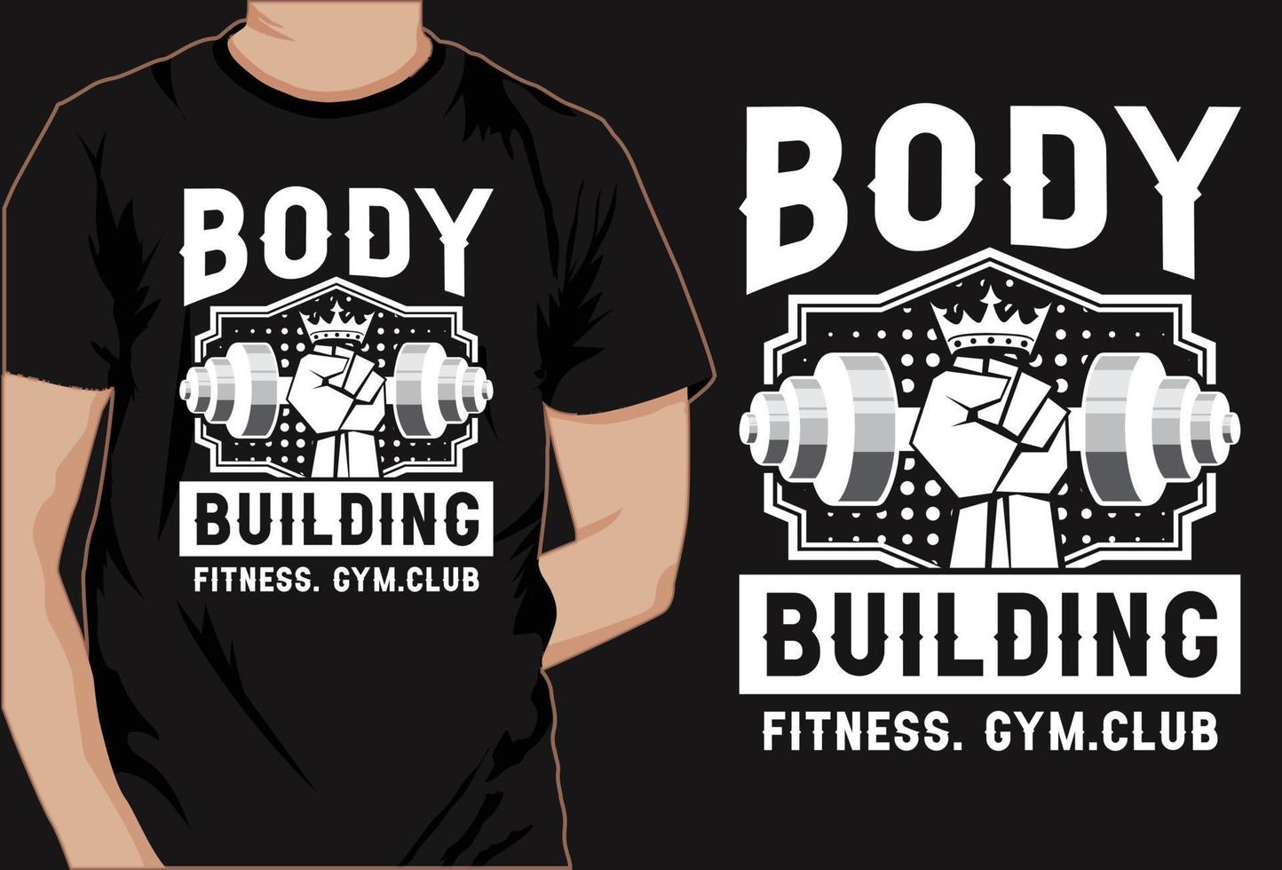 Gym typography vector t shirt design