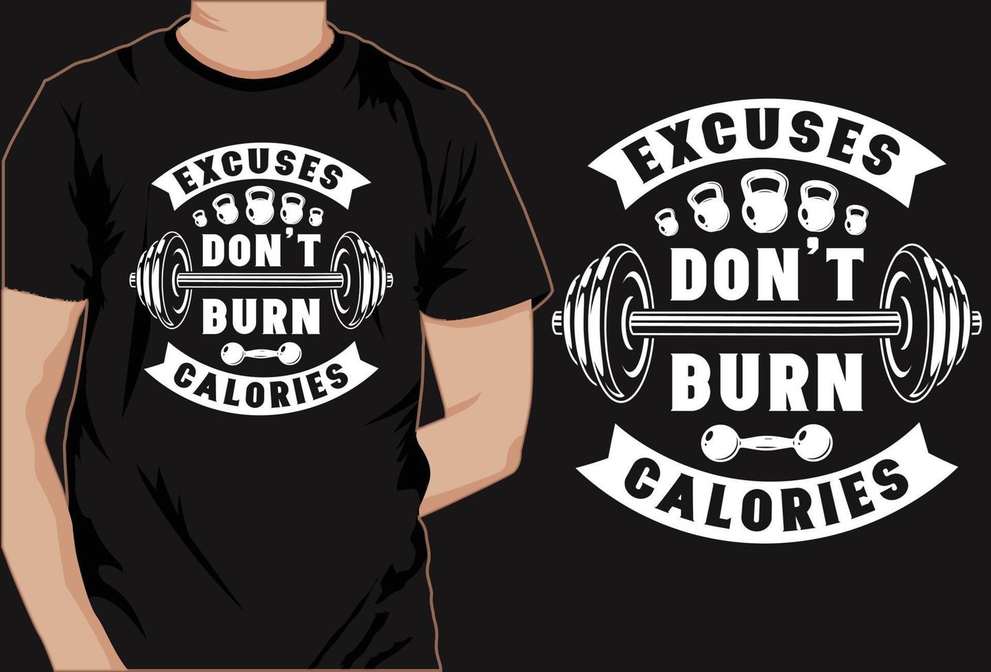 Gym typography vector t shirt design