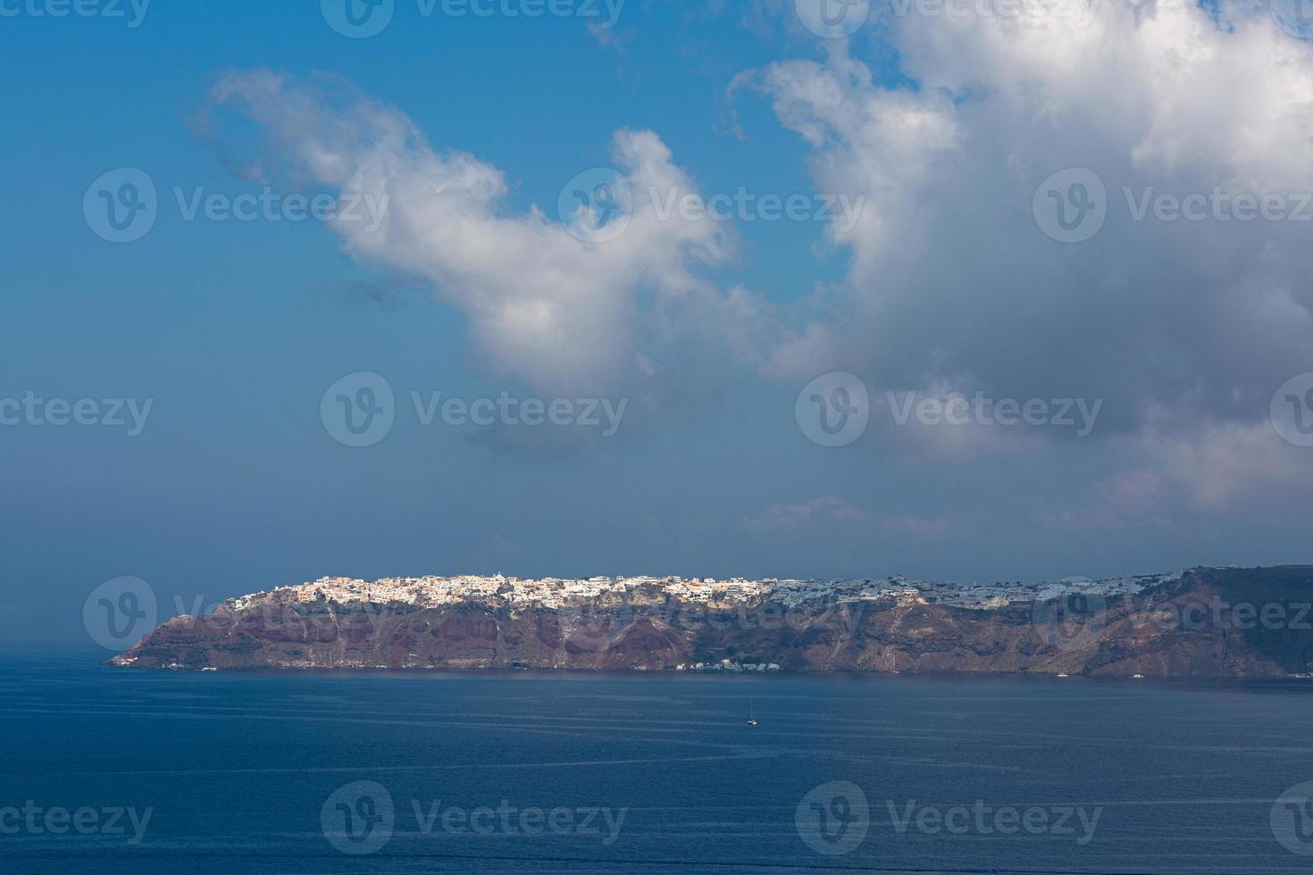 Landscapes of the Island of Santorini photo