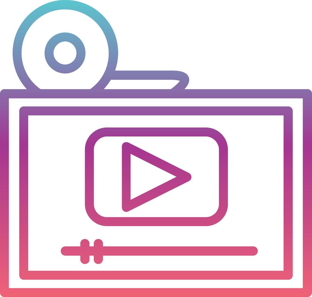 Video Player  Vector  Icon
