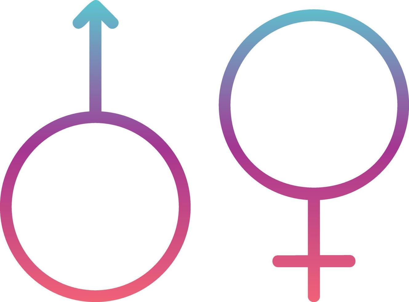 Gender Sign Vector  Icon