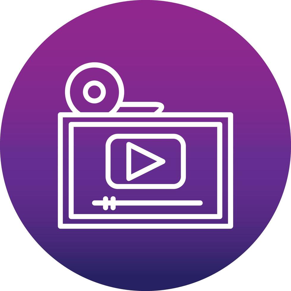 Video Player  Vector  Icon