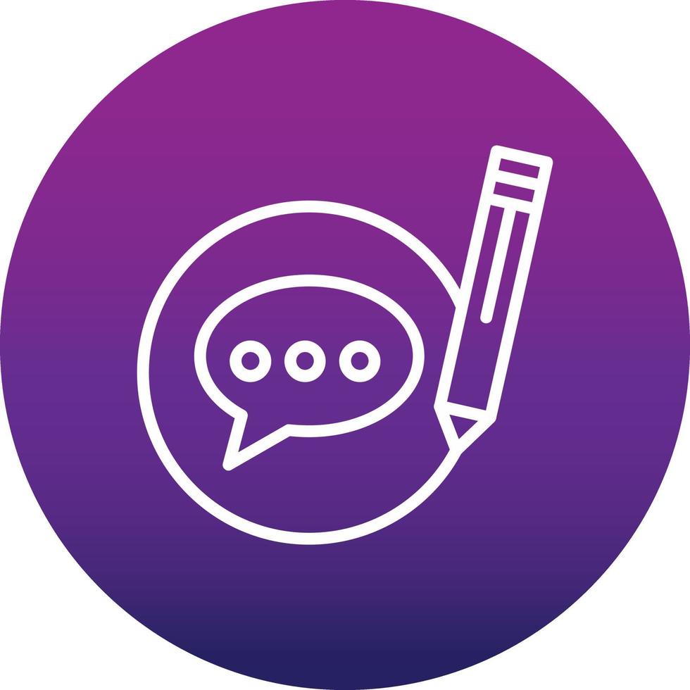 Blogger Vector  Icon