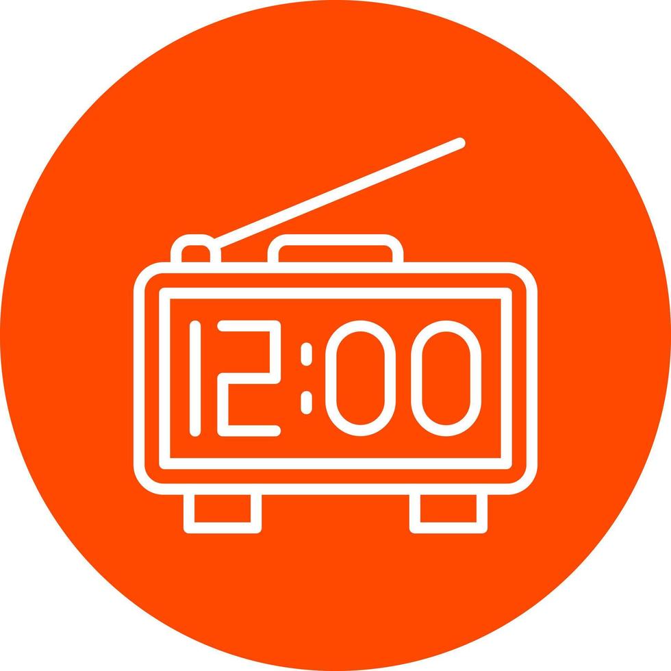Digital clock Vector Icon