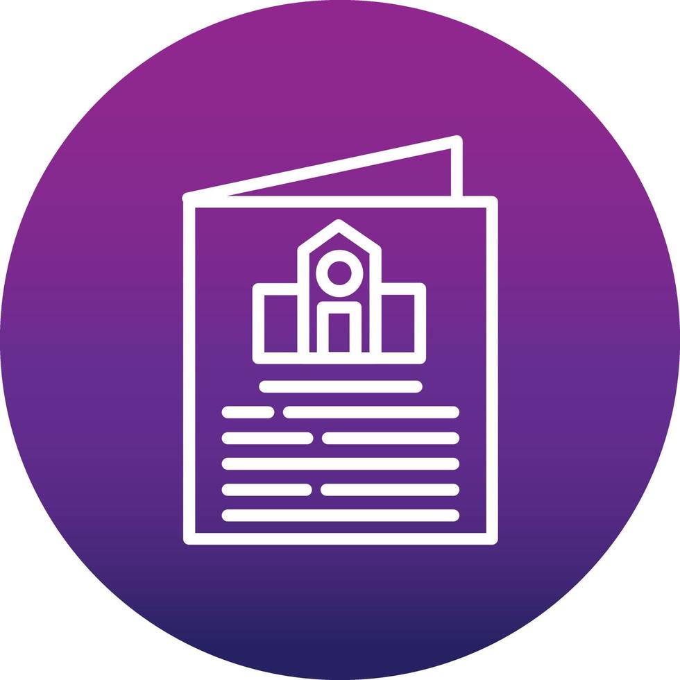 Brochure Vector Icon