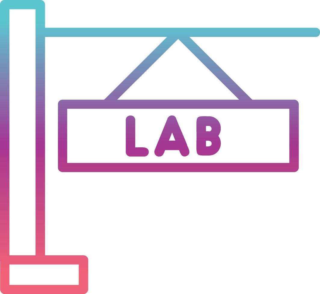 icono de vector de laboratorio