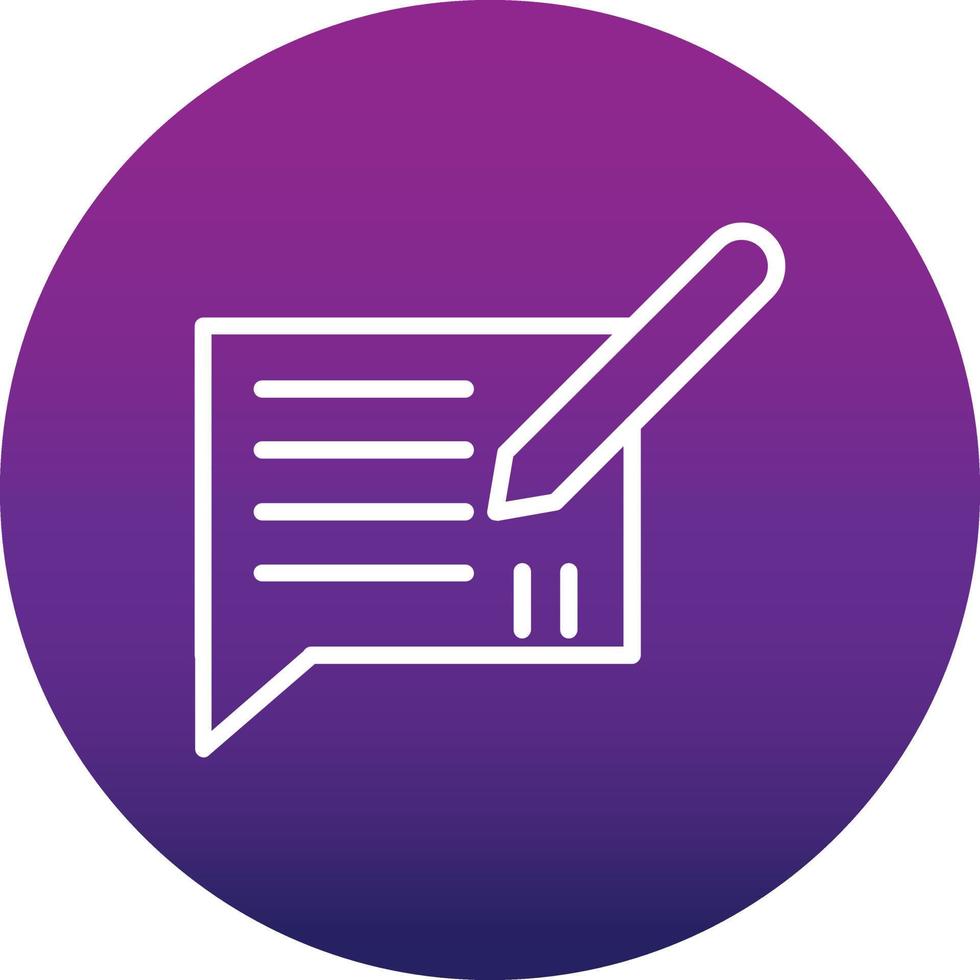 Feed Back Vector  Icon