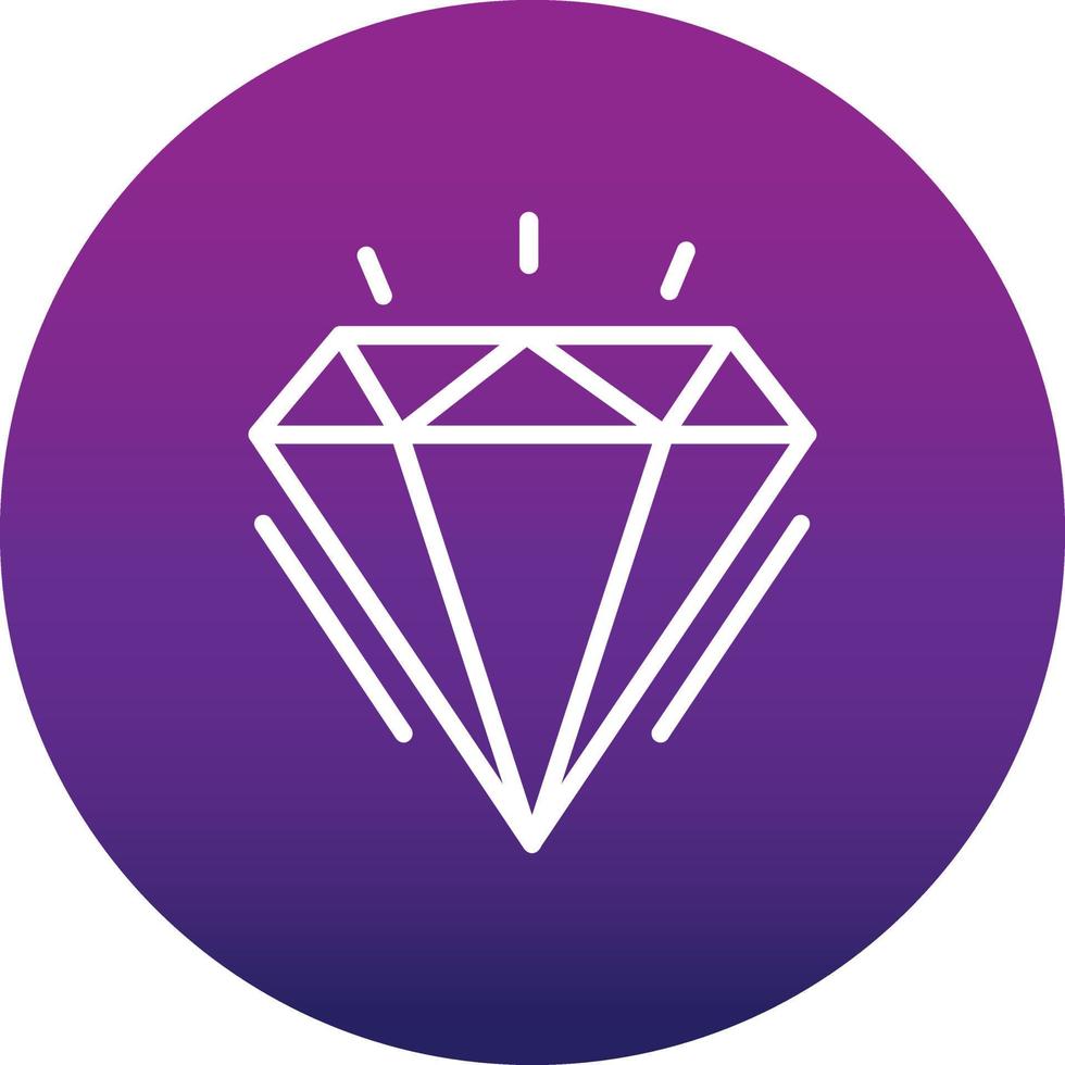 icono de vector de diamante