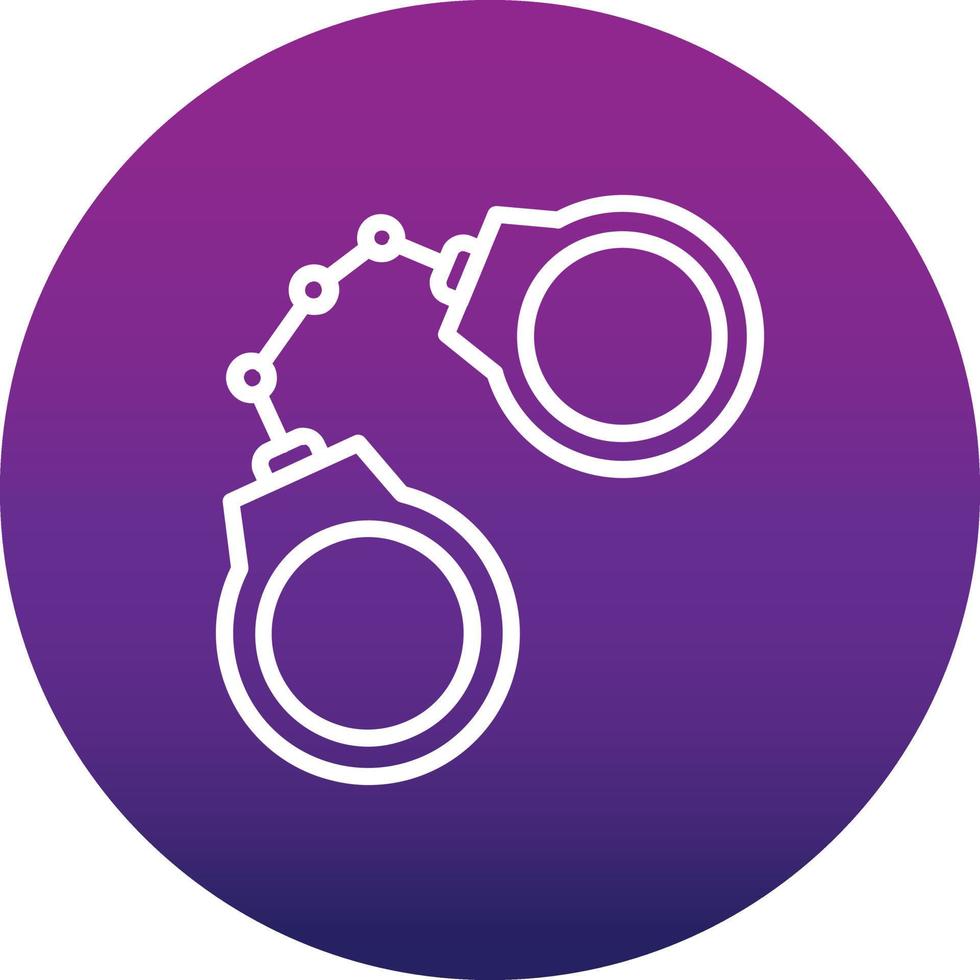 Hand Cuffs Vector  Icon