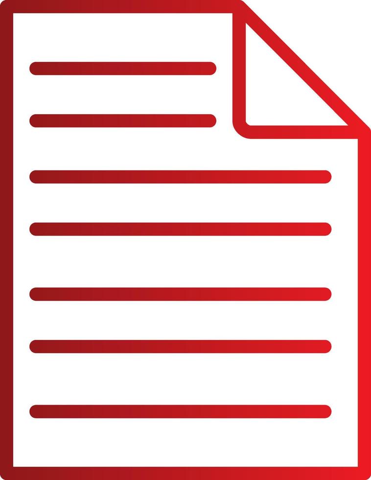 Document Vector Icon