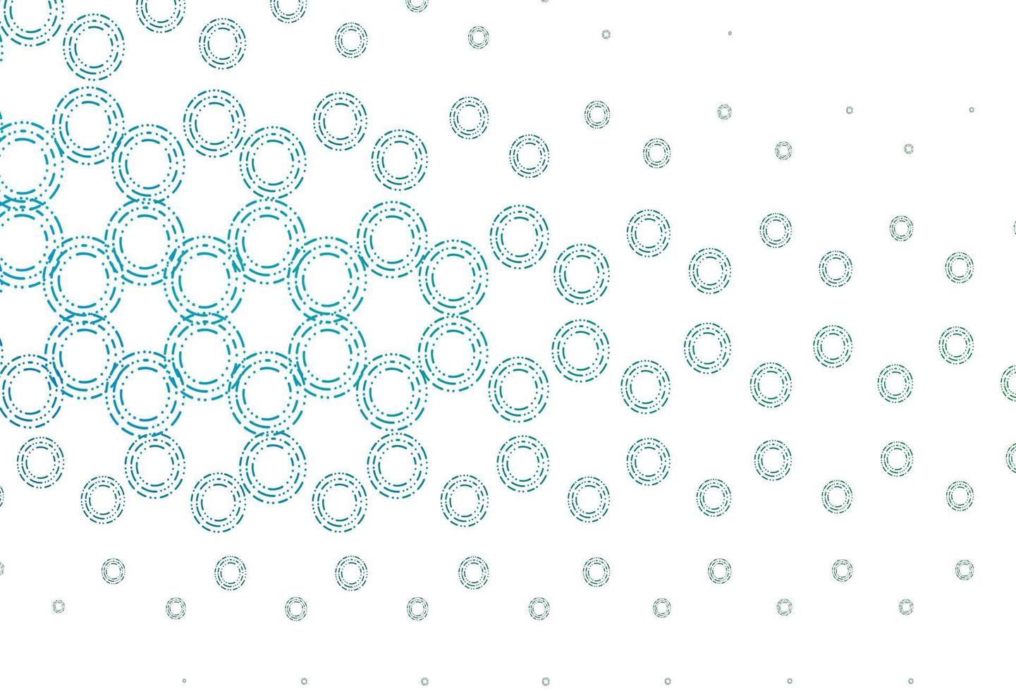 Light blue, green vector template with circles.