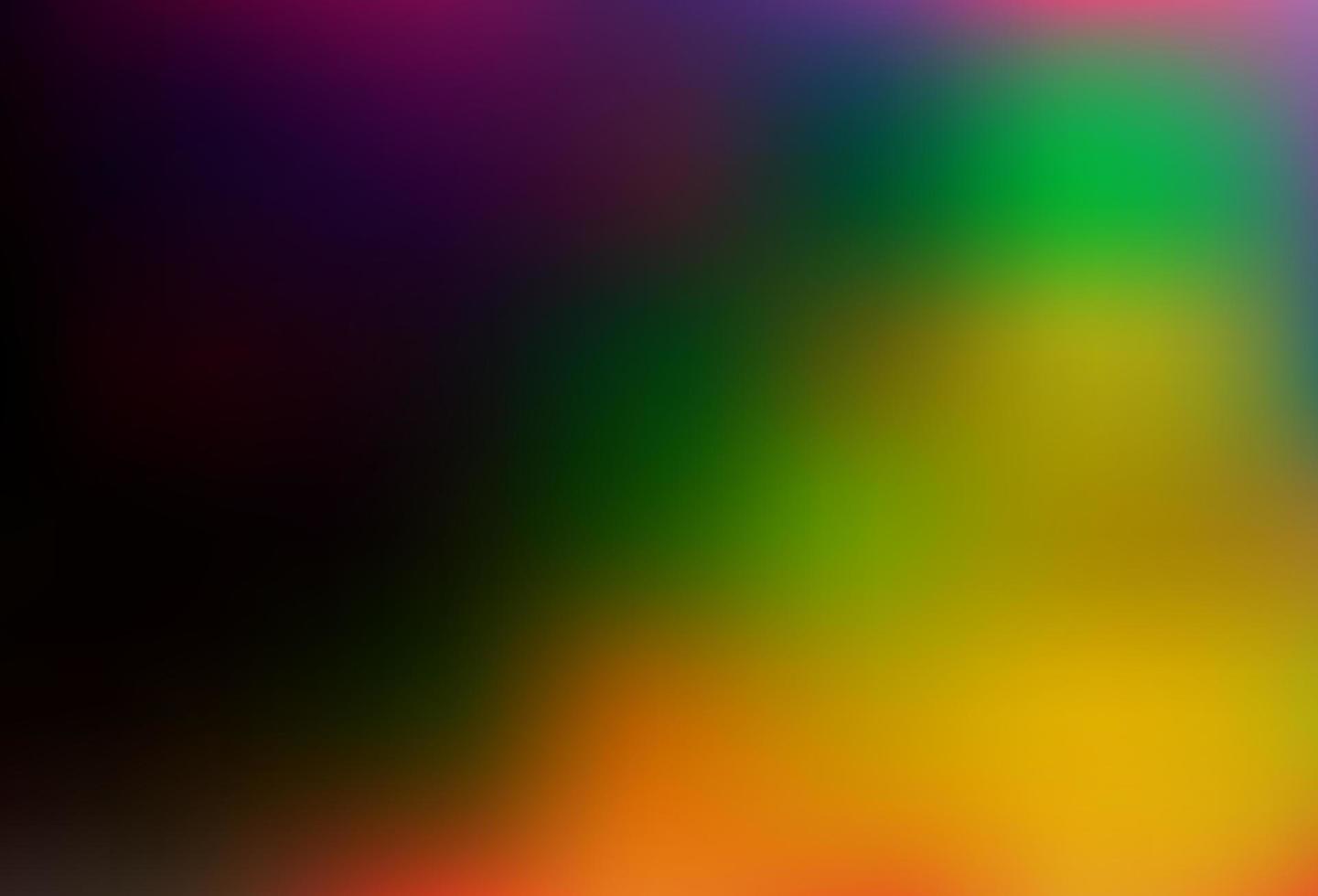 Dark Multicolor, Rainbow vector glossy bokeh pattern.