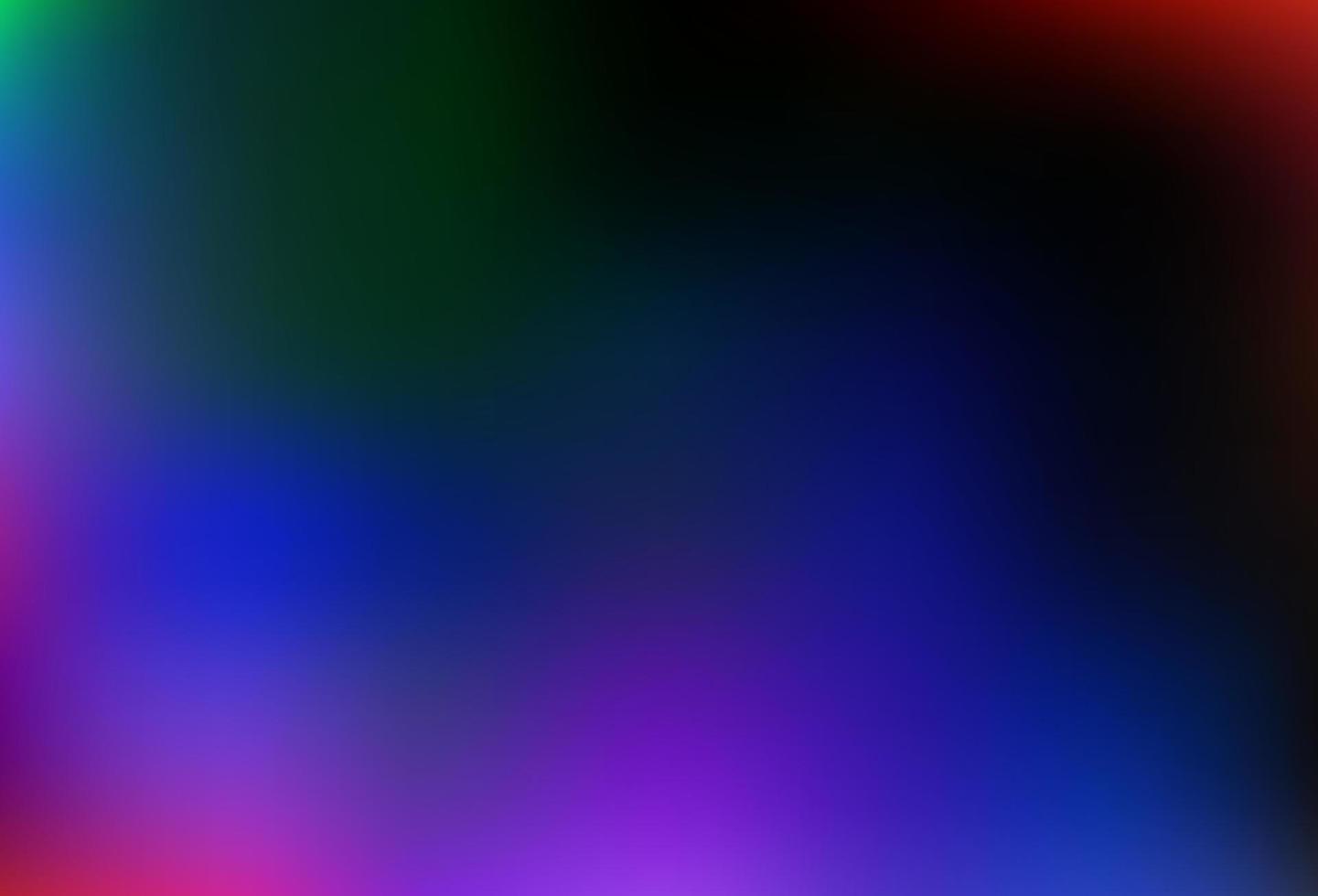 Dark Multicolor, Rainbow vector modern elegant background.