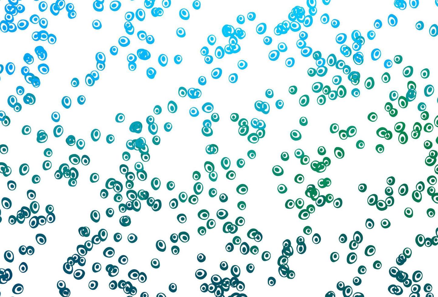 Light Blue, Green vector template with circles.