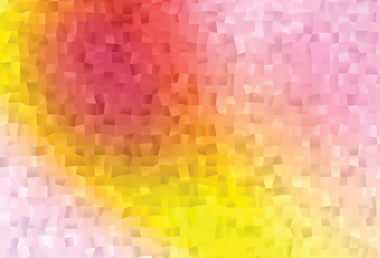 Light Pink, Yellow vector abstract mosaic background.