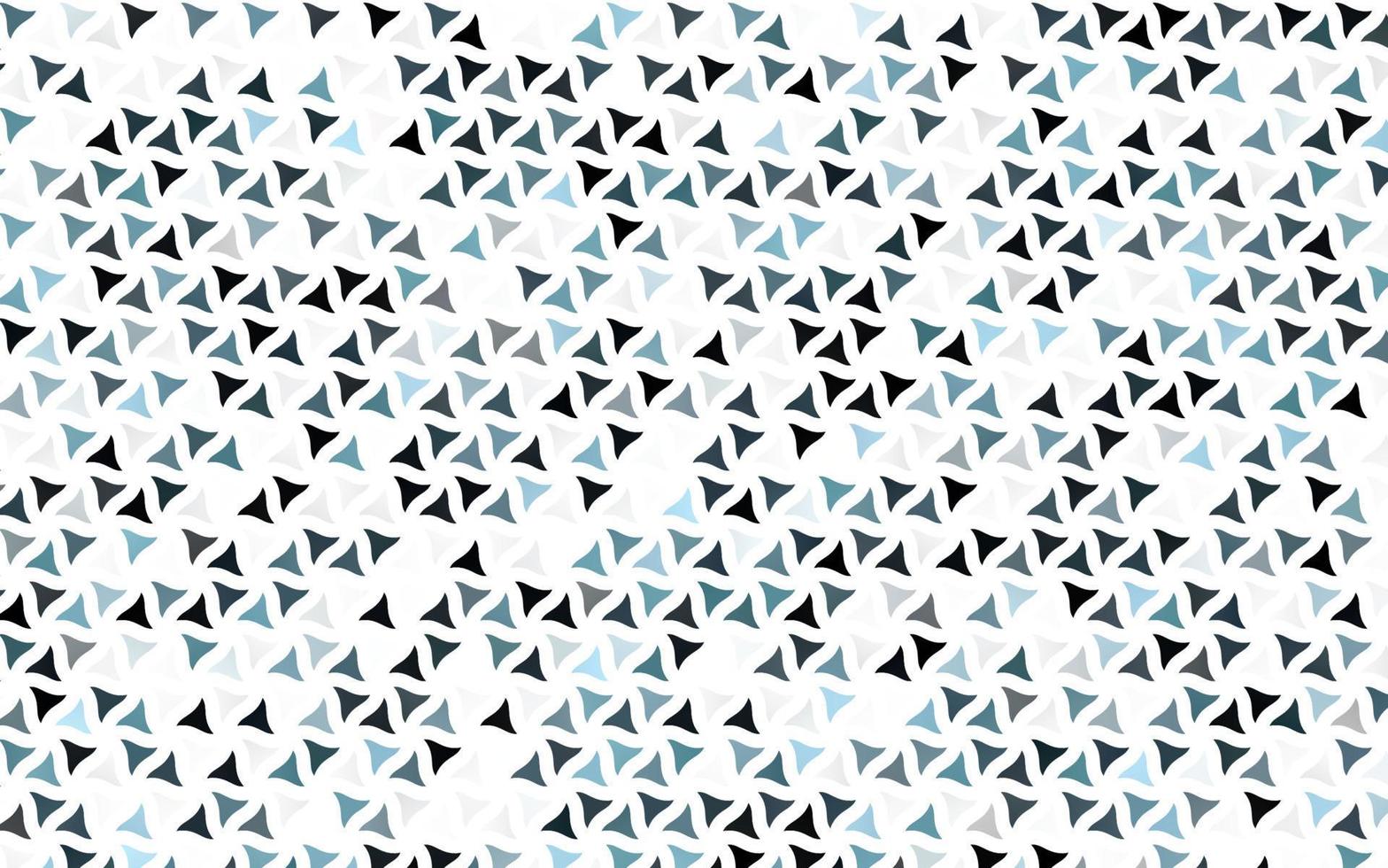 diseño transparente de vector azul claro con líneas, triángulos.