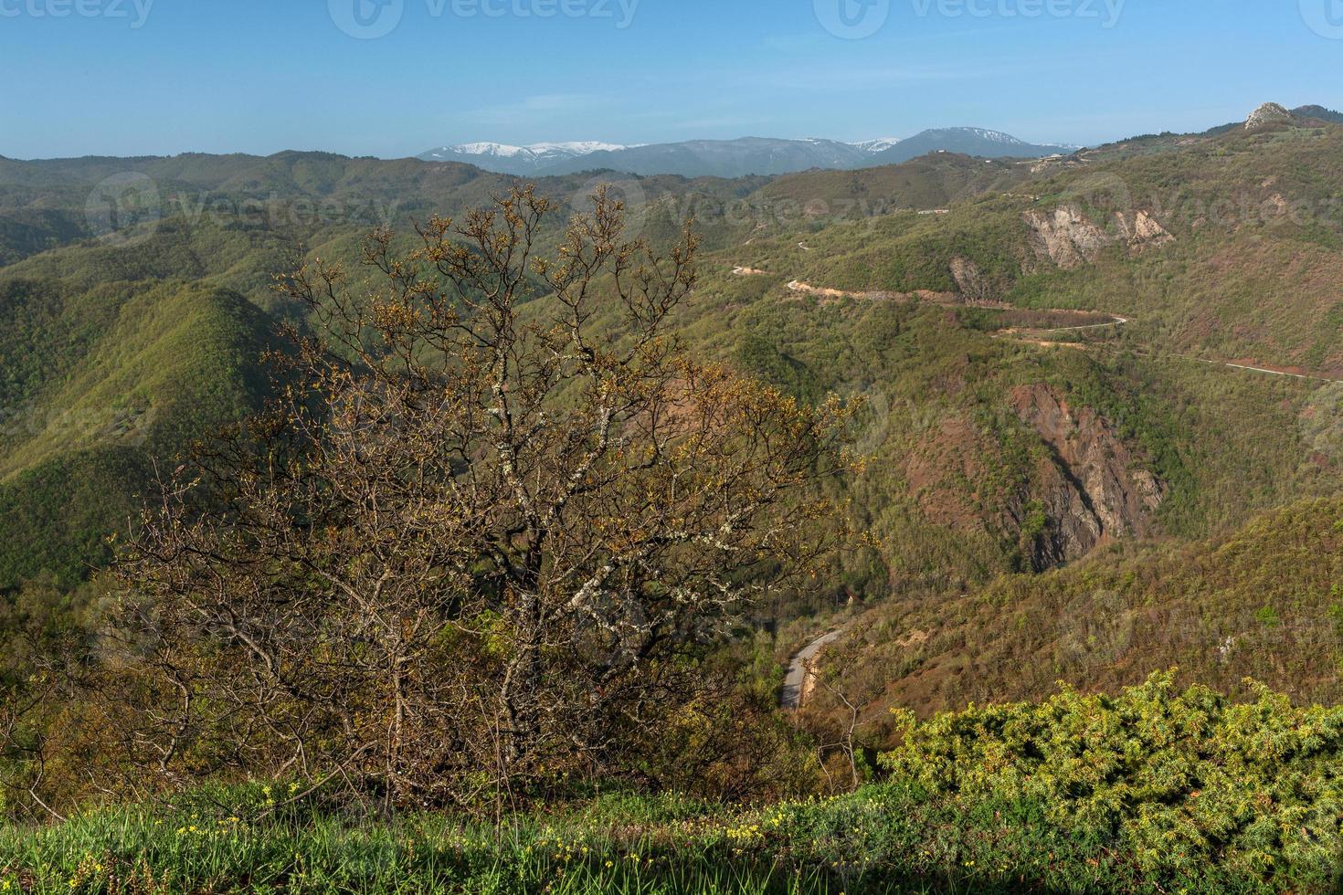 paisajes primaverales de las montañas de grecia foto