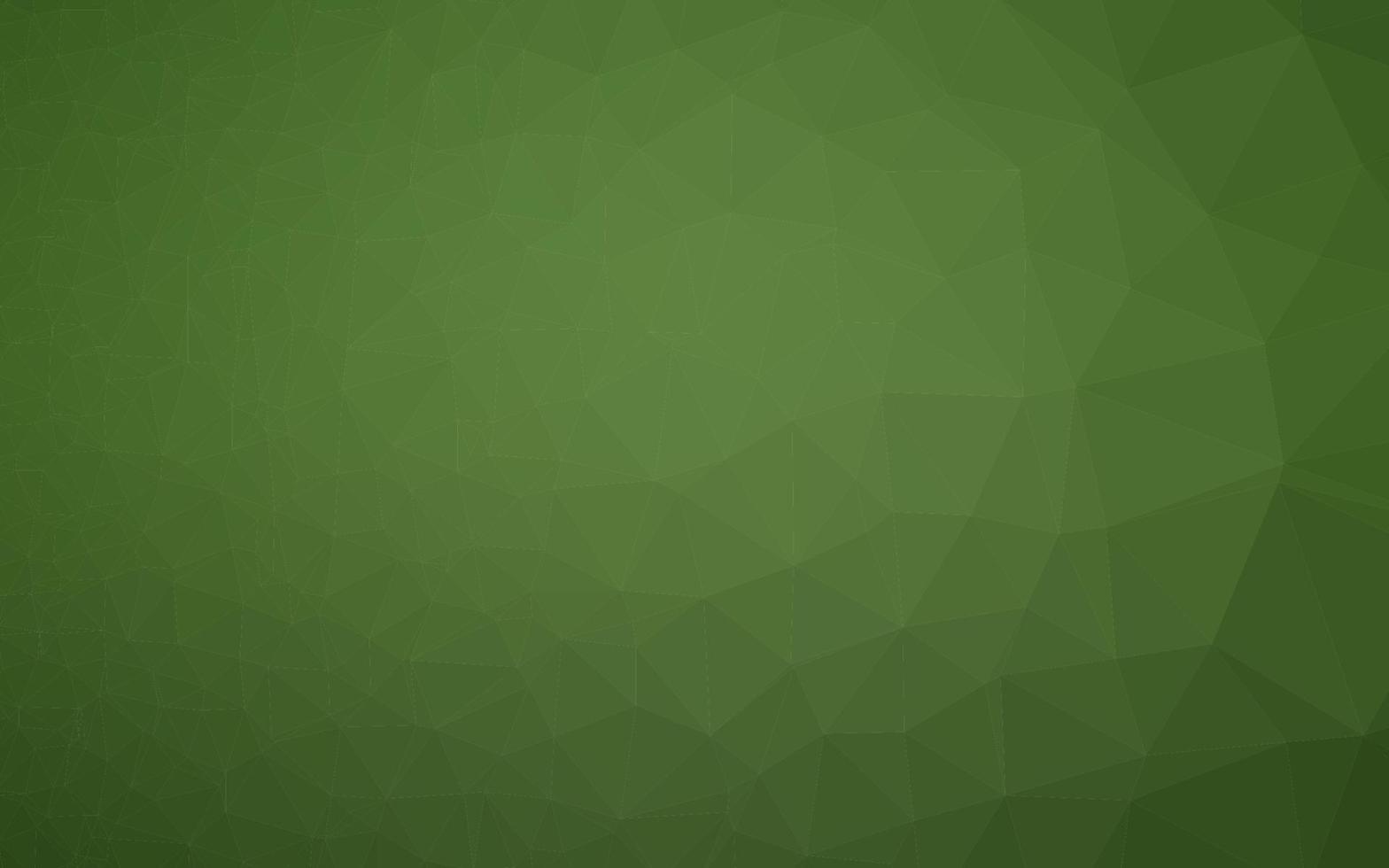 Light Green vector polygonal template.