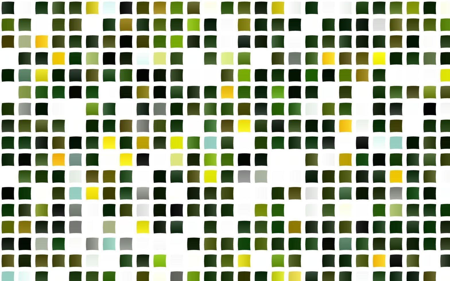 Light Green, Yellow vector background with rectangles.