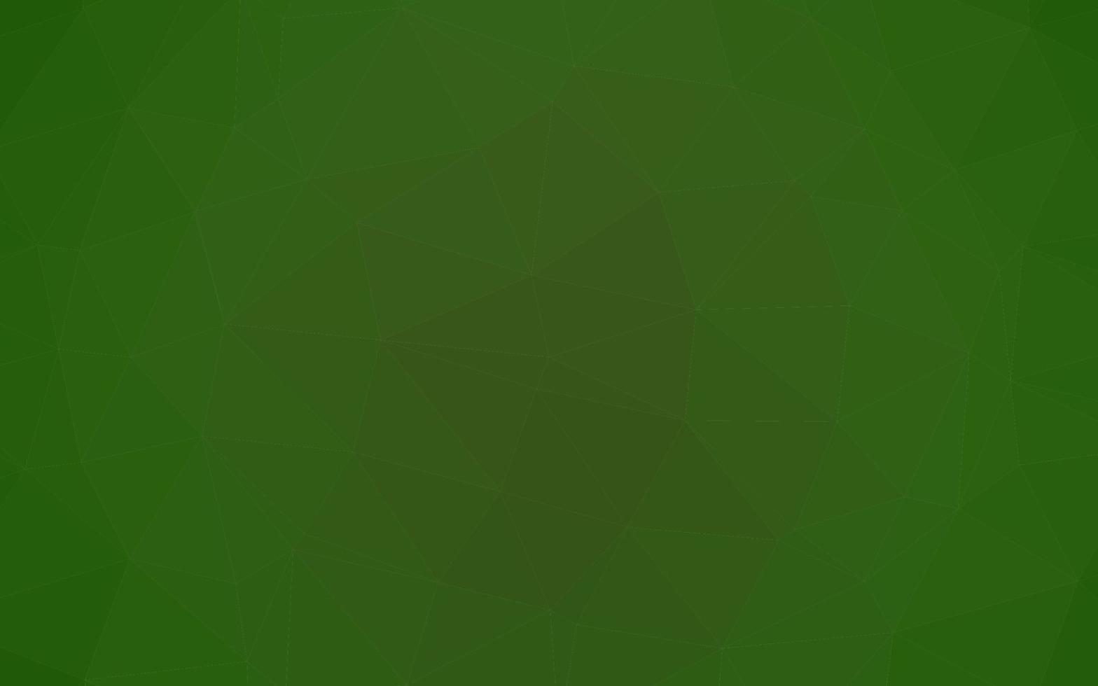 Telón de fondo abstracto de polígono de vector verde claro.