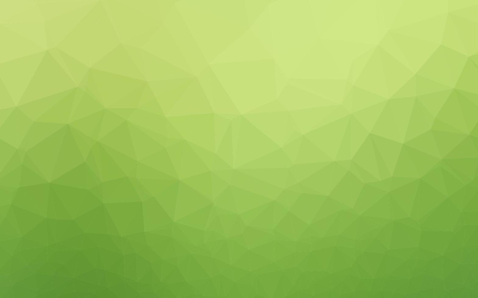 Light Green, Yellow vector polygon abstract layout.