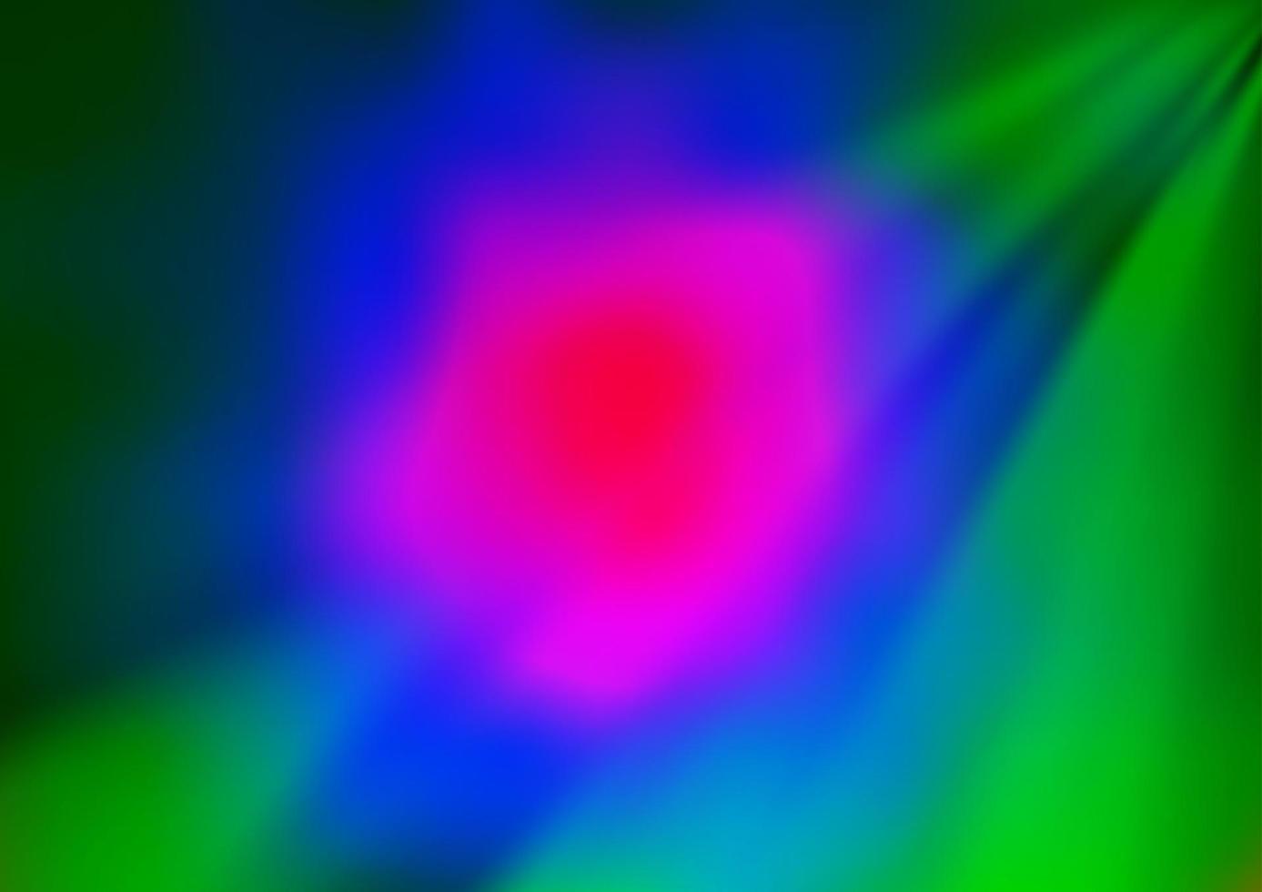 Dark Multicolor, Rainbow vector blurred bright template.