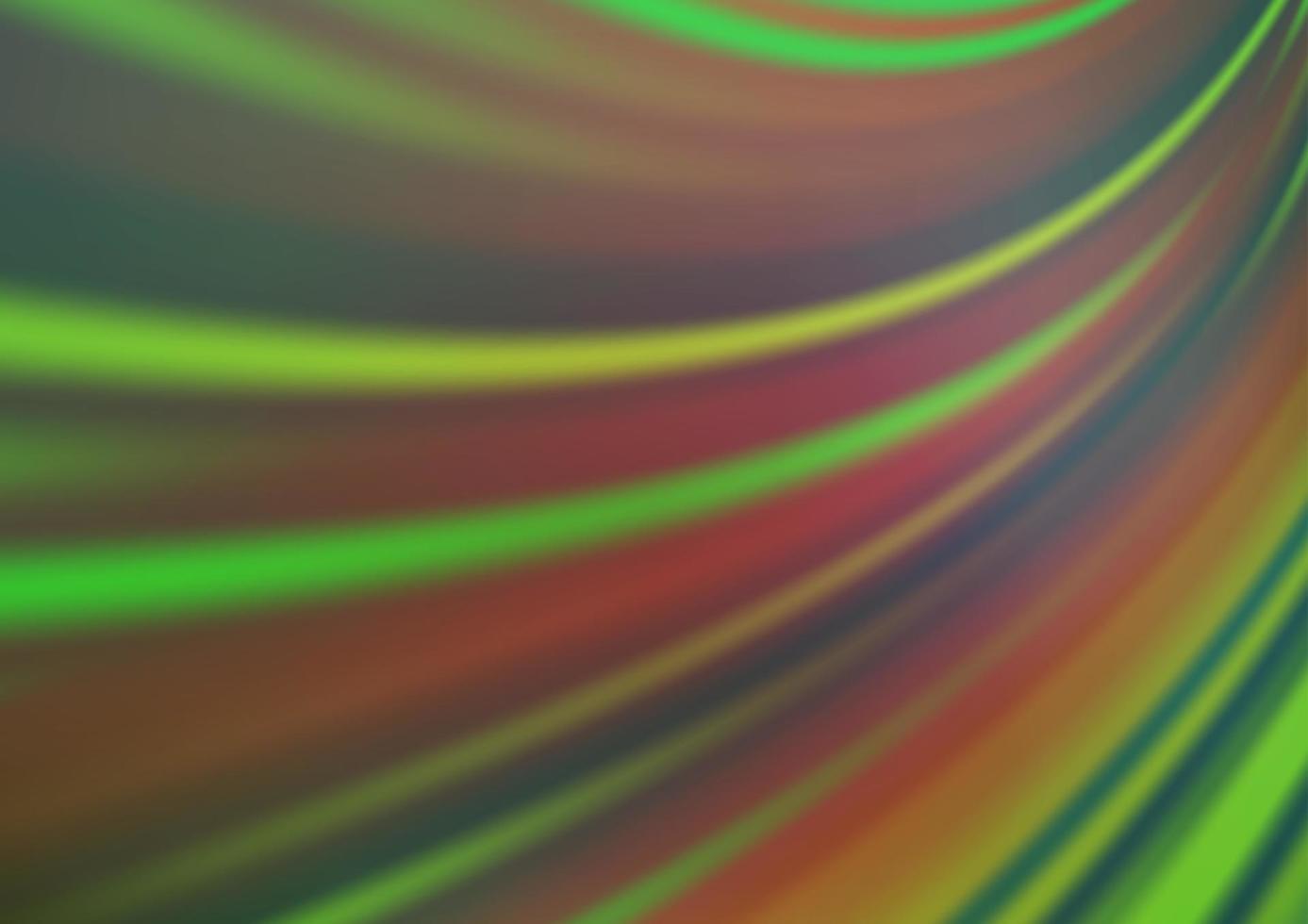 Light Green, Yellow vector blurred shine abstract template.
