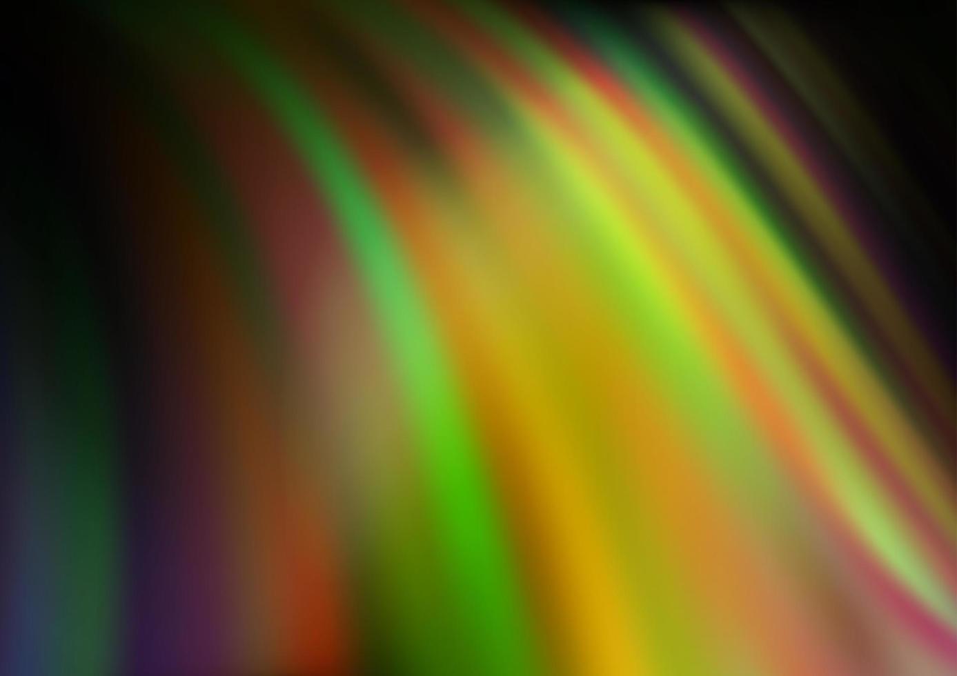 Dark Green, Yellow vector pattern with curved circles.