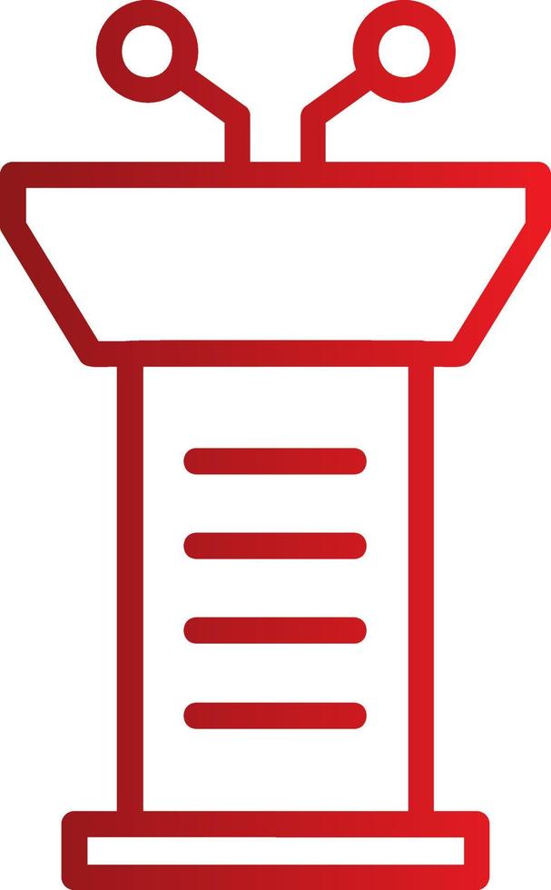 Podium Vector Icon