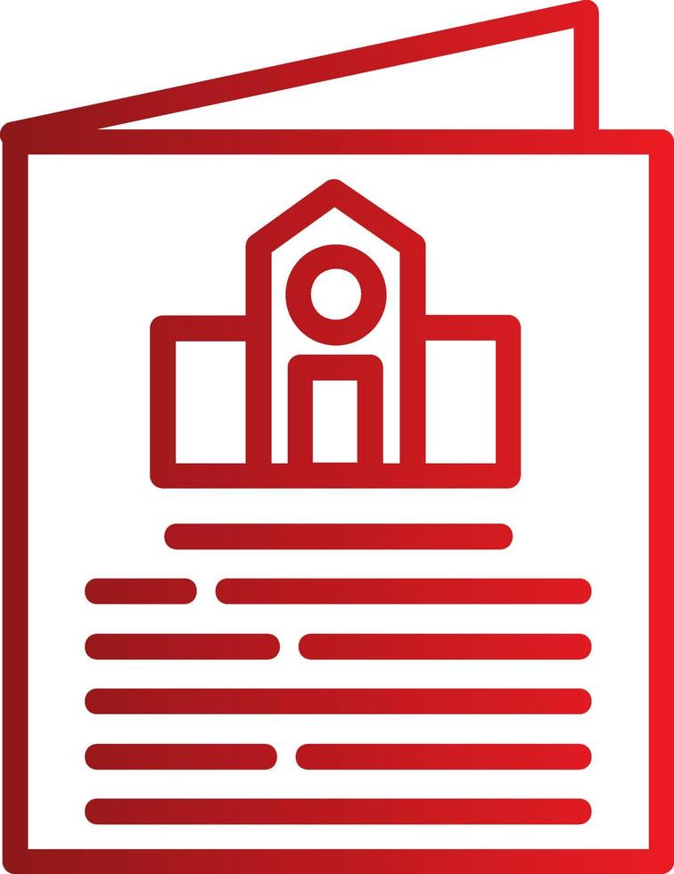 Brochure Vector Icon
