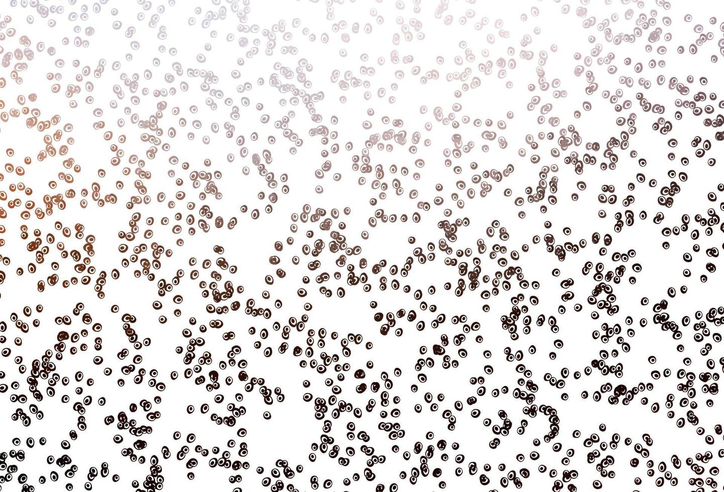 Light Red, Yellow vector template with circles.